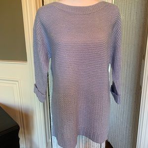 Chicos’s tunic length sweater.